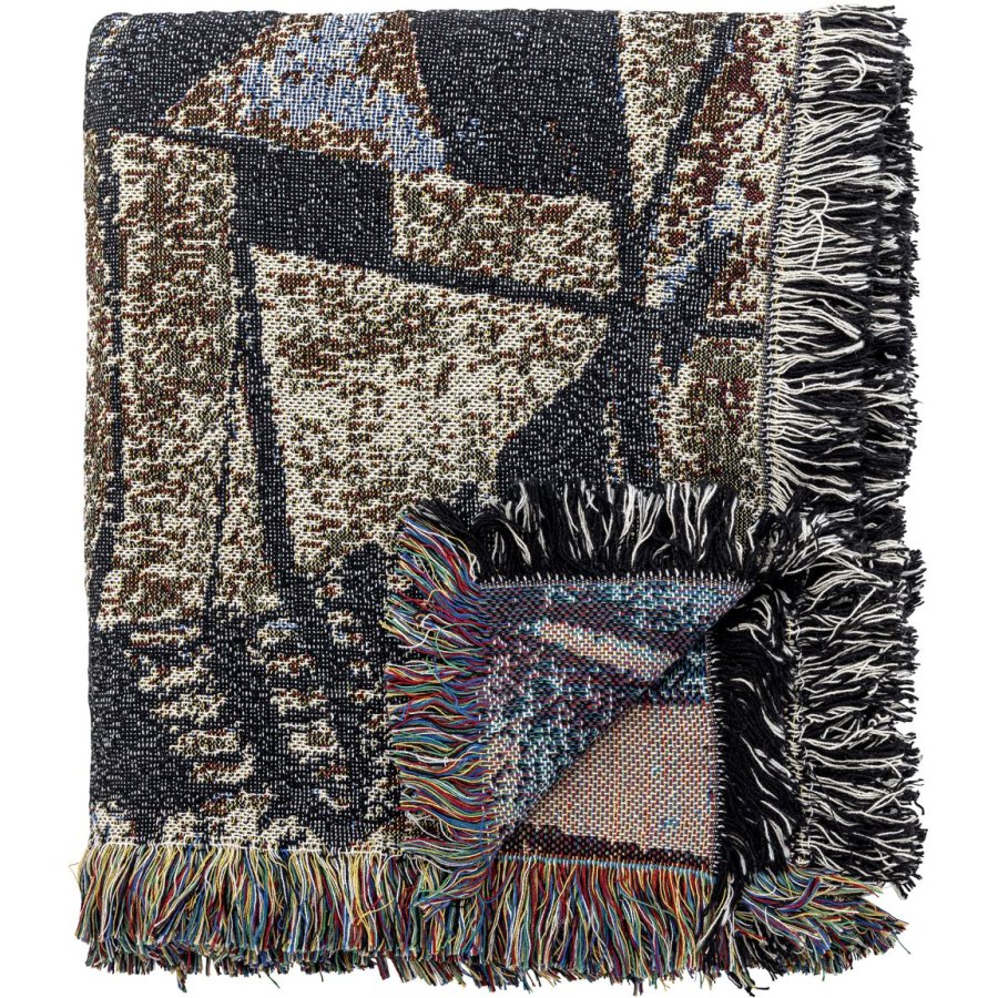 Bloomingville Rahul Decke 130x160 cm, Multi