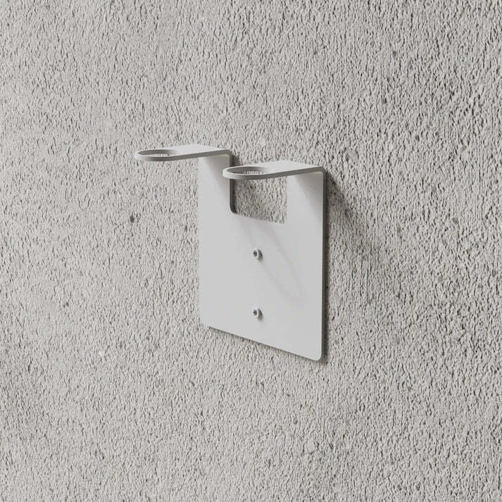NICHBA Seifenhalter f&uuml;r 2 Flaschen, Wei&szlig;