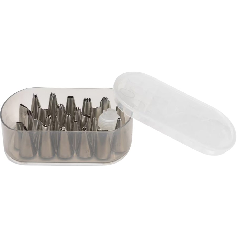 Patisse Tüllen-Set, 27-teilig, in Kunststoffbox, Stahl