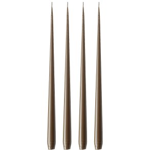 ester & erik Stabkerzen 4er Set �2,6/H42 cm, Caviar