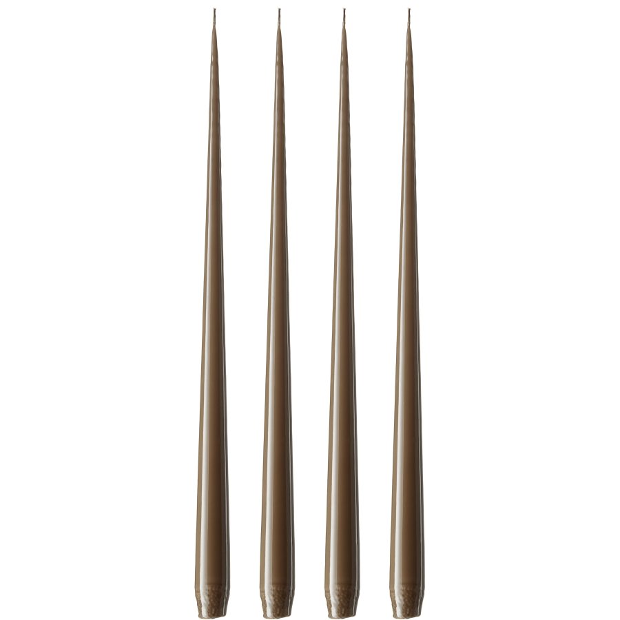 ester & erik Stabkerzen 4er Set �2,6/H42 cm, Caviar