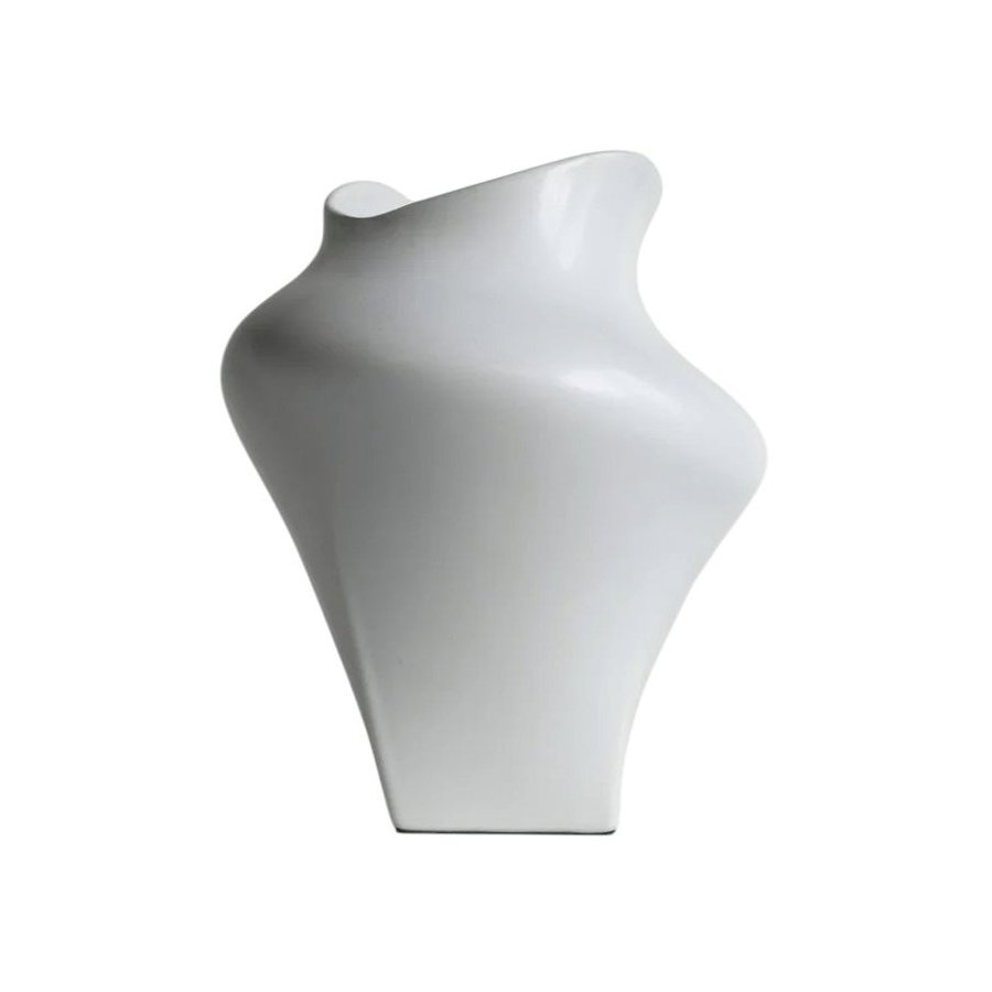 Hein Studio Nami Vaas H25 cm, Wit