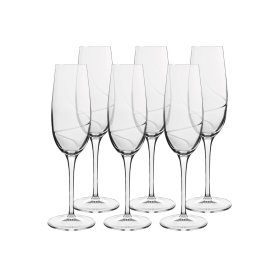 Luigi Bormioli Aero Champagneglas 6 stk. 23,5 cl