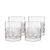 Luigi Bormioli Mixology Textures Wasserglas/Whiskeyglas 2er Set 38 cl