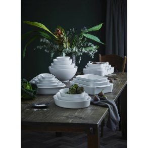 Pillivuyt Cecil Salatskål Høj Ø30 cm, Hvid