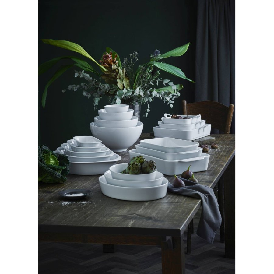 Pillivuyt Cecil Salatskl Hj 30 cm, Hvid