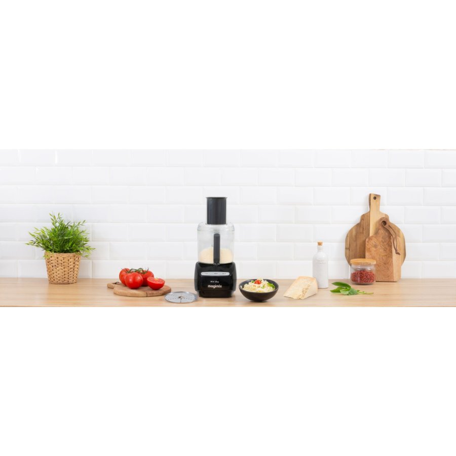 Magimix Mini Plus Auto Foodprocessor m. Blenderring 400W, Sort