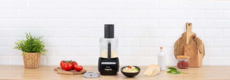 Magimix Mini Plus Auto Foodprocessor m. Blenderring 400W, Sort