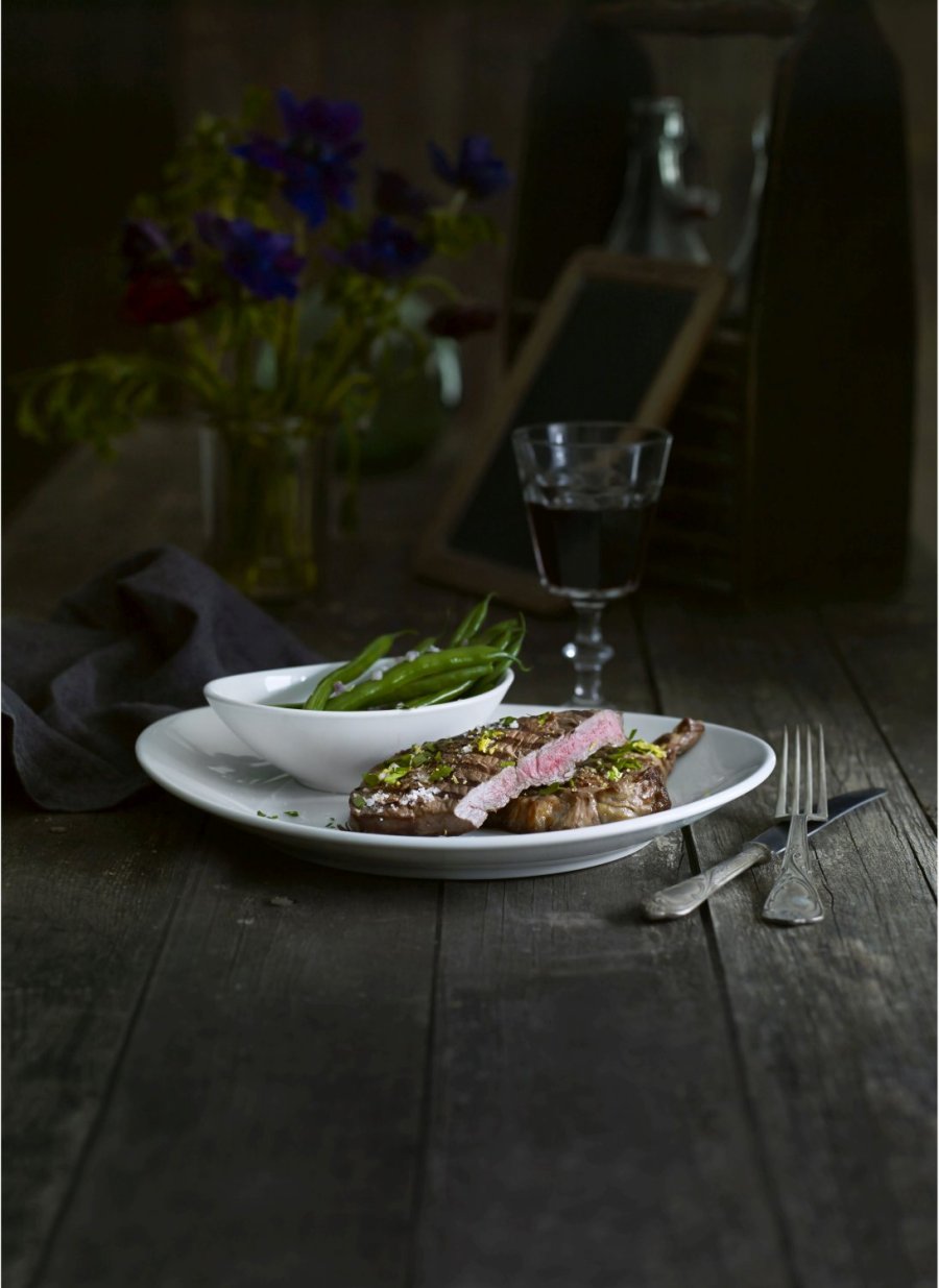 Pillivuyt Ovaler Steakteller klein 23 cm, Wei