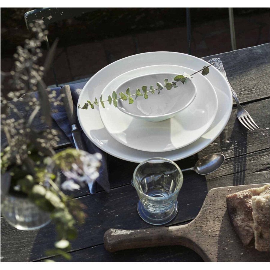 Pillivuyt Ovale Steakteller Gro 29,5 cm, Wei