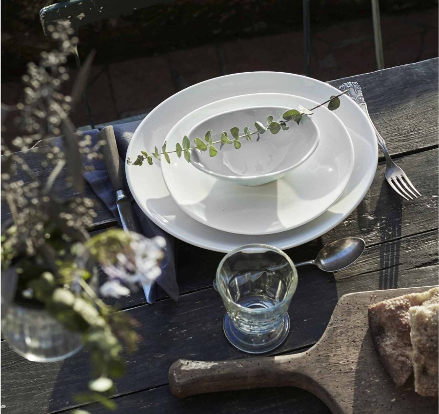 Pillivuyt Ovale Steakteller Gro 29,5 cm, Wei