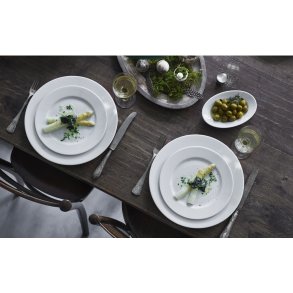 Pillivuyt Sancerre Tallerken 26 cm, Hvid