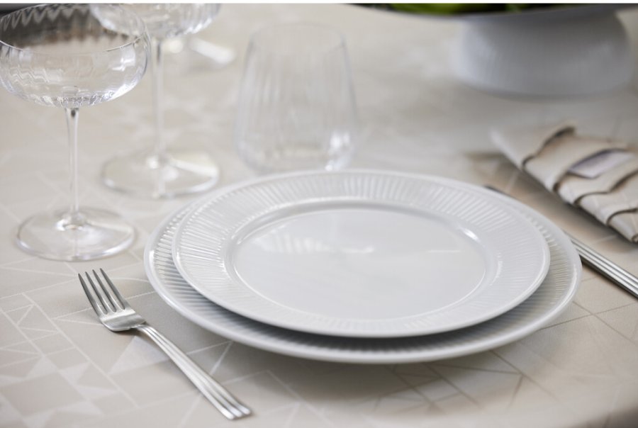 Pillivuyt Pliss� Tallerken 28 cm, Hvid