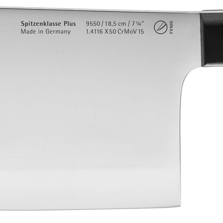 WMF Spitzenklasse Plus Kinesisk Kokkekniv 18,5 cm, Stl/Sort