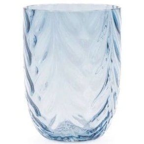 Anna von Lipa Wave Trinkglas 250 ml, Blue Smoke