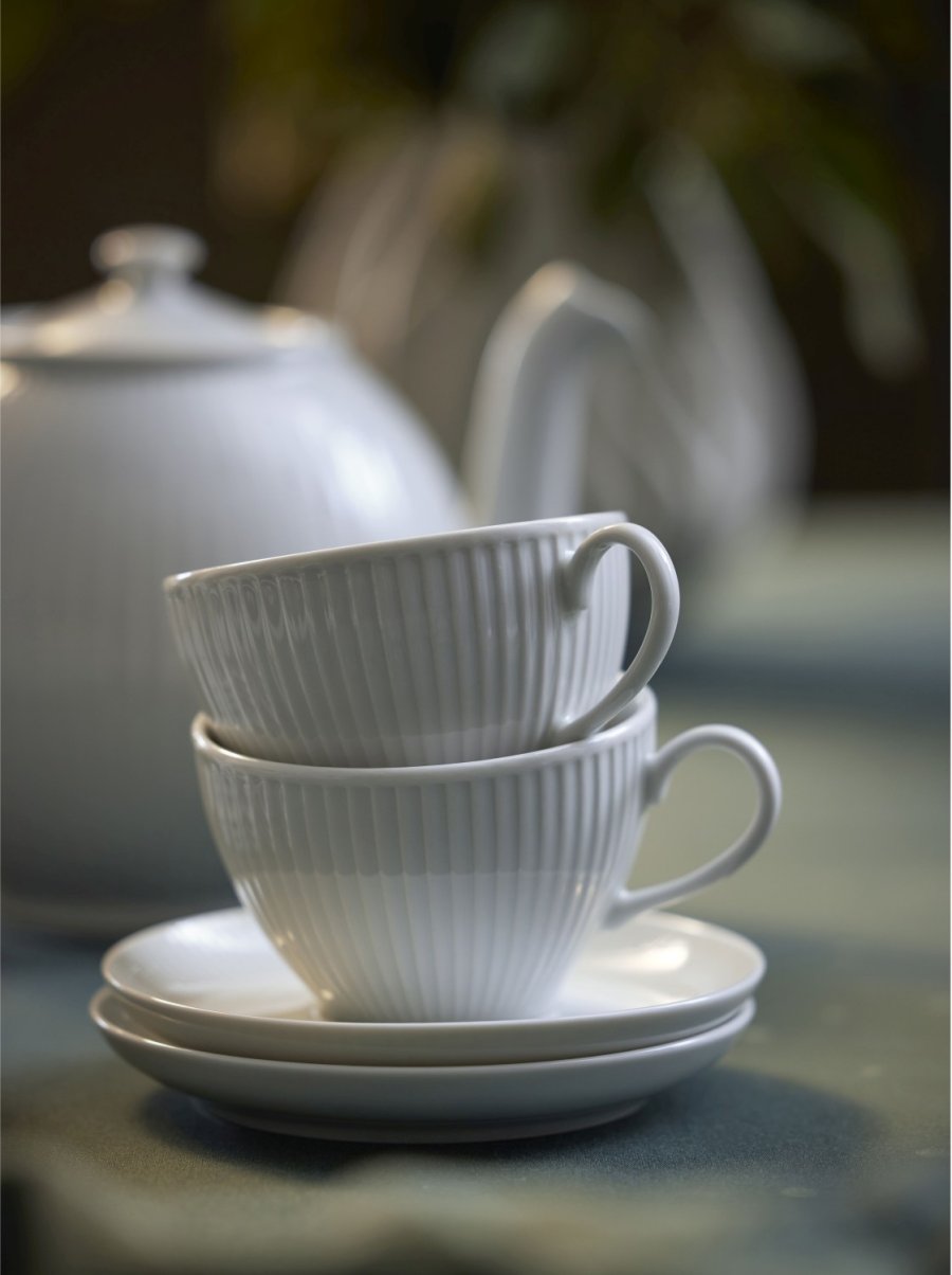Pillivuyt Pliss Tasse 18 cl, Wei