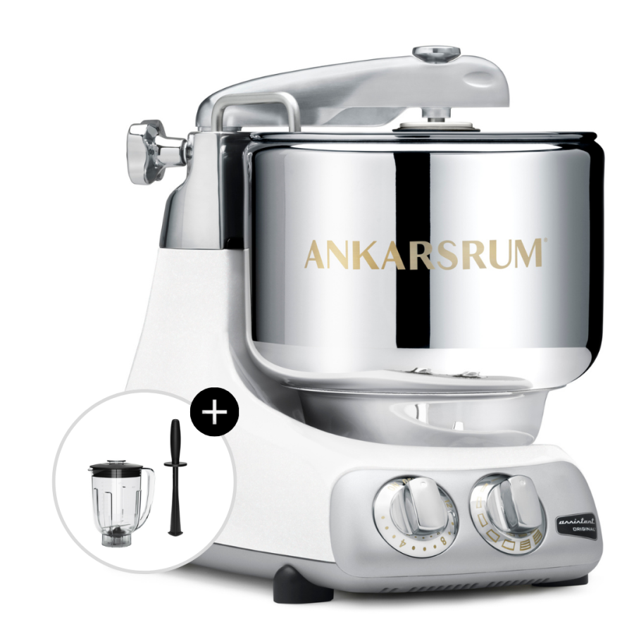 Ankarsrum Assistent Original Kkkenmaskine AKM 6230, Glossy Hvid