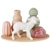 Dottir Nordic Design Sweet Stories Lamm Vase, Dusty Rose