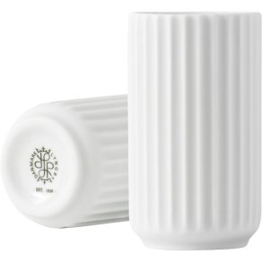 Lyngby Porcelæn Vase H8 cm, Hvid