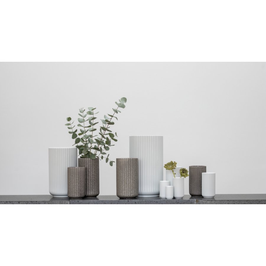 Lyngby Porceln Vase H10,5 cm, Hvid
