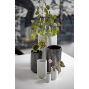 Lyngby Porcelæn Vase H8 cm, Hvid