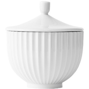 Lyngby Porceln Bonbonniere 14, Wei