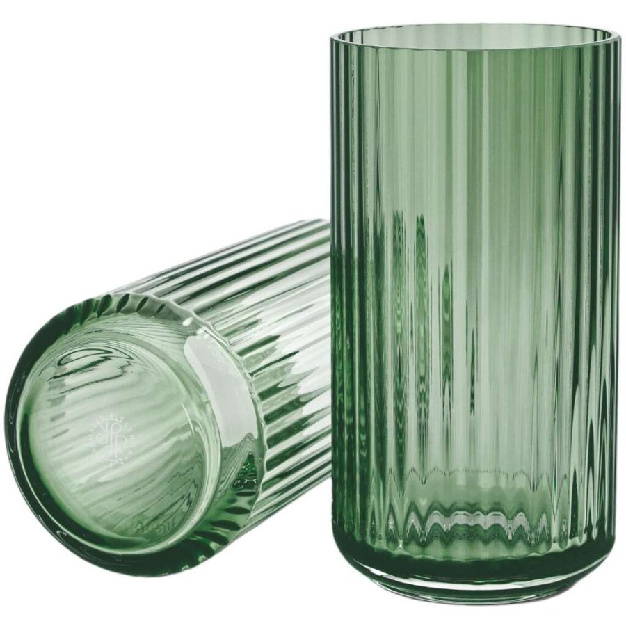 Lyngby Porceln Vase H20,5 cm, Copenhagen Green