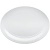 Lyngby Porceln Rhombe Ovalt Serveringsfad 35 cm, Hvid