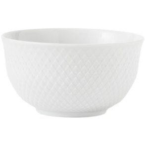 Lyngby Porceln Rhombe Schale 11, Wei