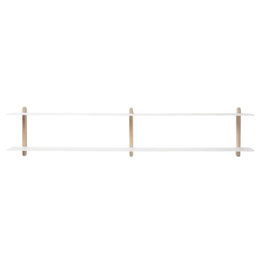 GEJST Nivo Hylde C 118 cm, Eg/Hvid