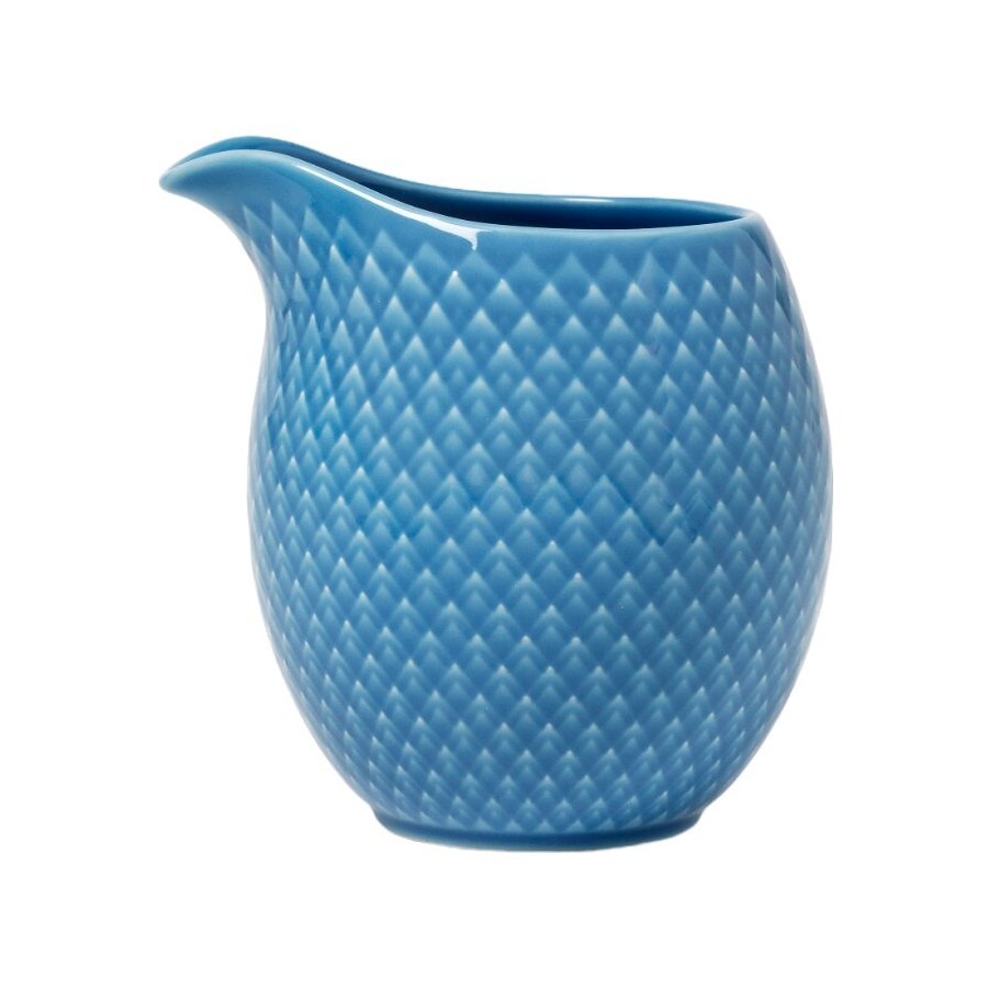 Lyngby Porceln Rhombe Color Milchkännchen 39 cl, Blau