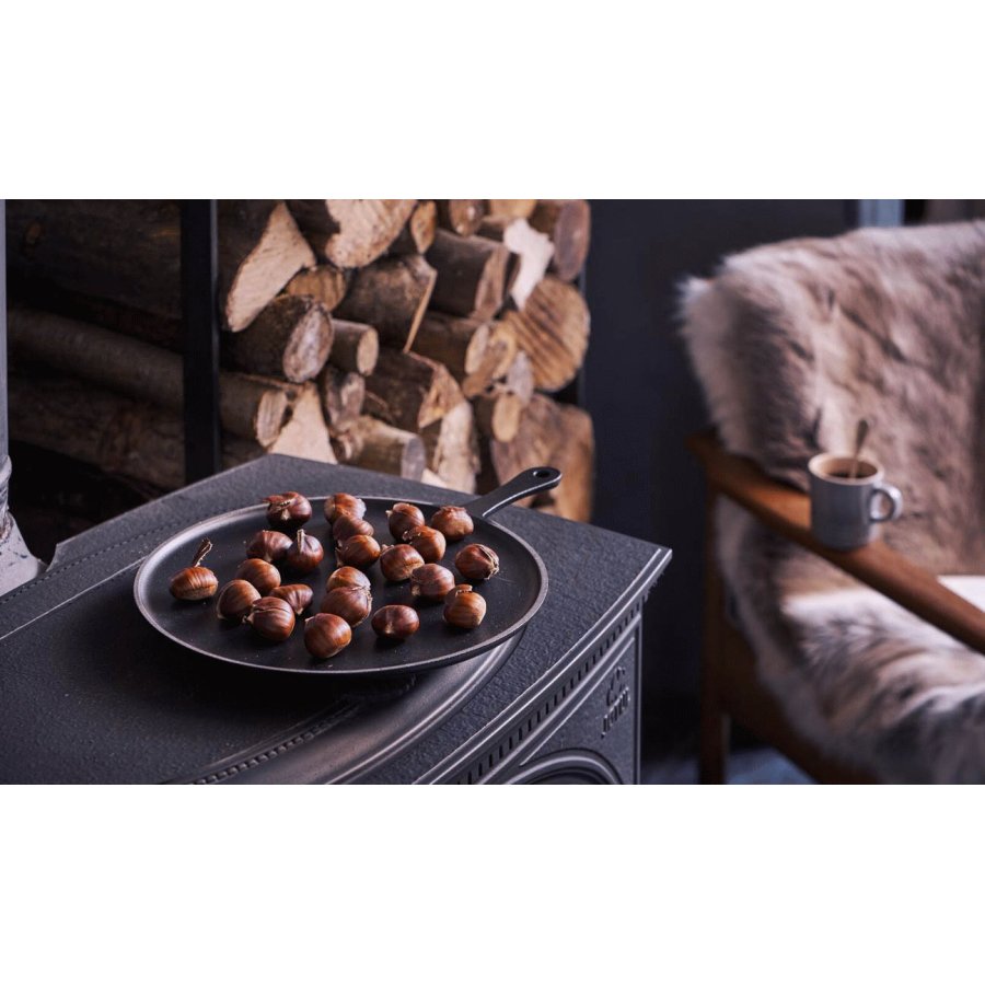 Le Creuset Pandekagepande 27 cm, Mat Sort