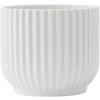 Lyngby Porceln Blumentopf H10.5 cm, Weiß