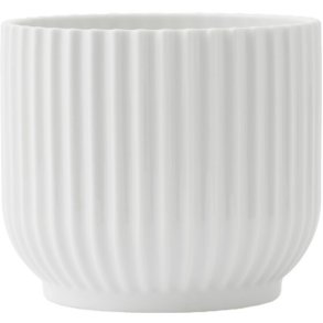 Lyngby Porcelæn Urtepotteskjuler H10,5 cm, Hvid