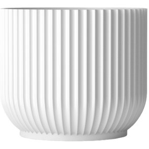 Lyngby Porcelæn Urtepotteskjuler H16 cm, Hvid