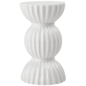 Lyngby Porceln Tura Kerzenhalter H14 cm, Wei