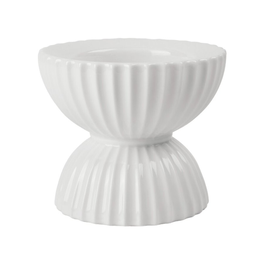 Lyngby Porceln Tura Blockkerzenstnder H10 cm, Wei