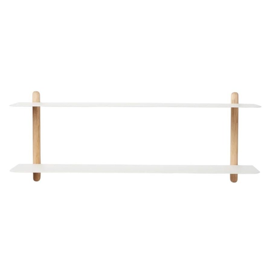 GEJST Nivo Wandregale F 64 cm, Eiche/Wei