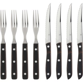 Gense Old Farmer Classic Steakbestik 8 Dele, Tr/Stl
