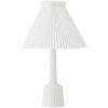 Lyngby Porceln Esben Klint Tischlampe H44 cm, Weiß