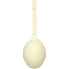 Lyngby Porceln Rhombe Pskeophng 7,5 cm, Lys Gul