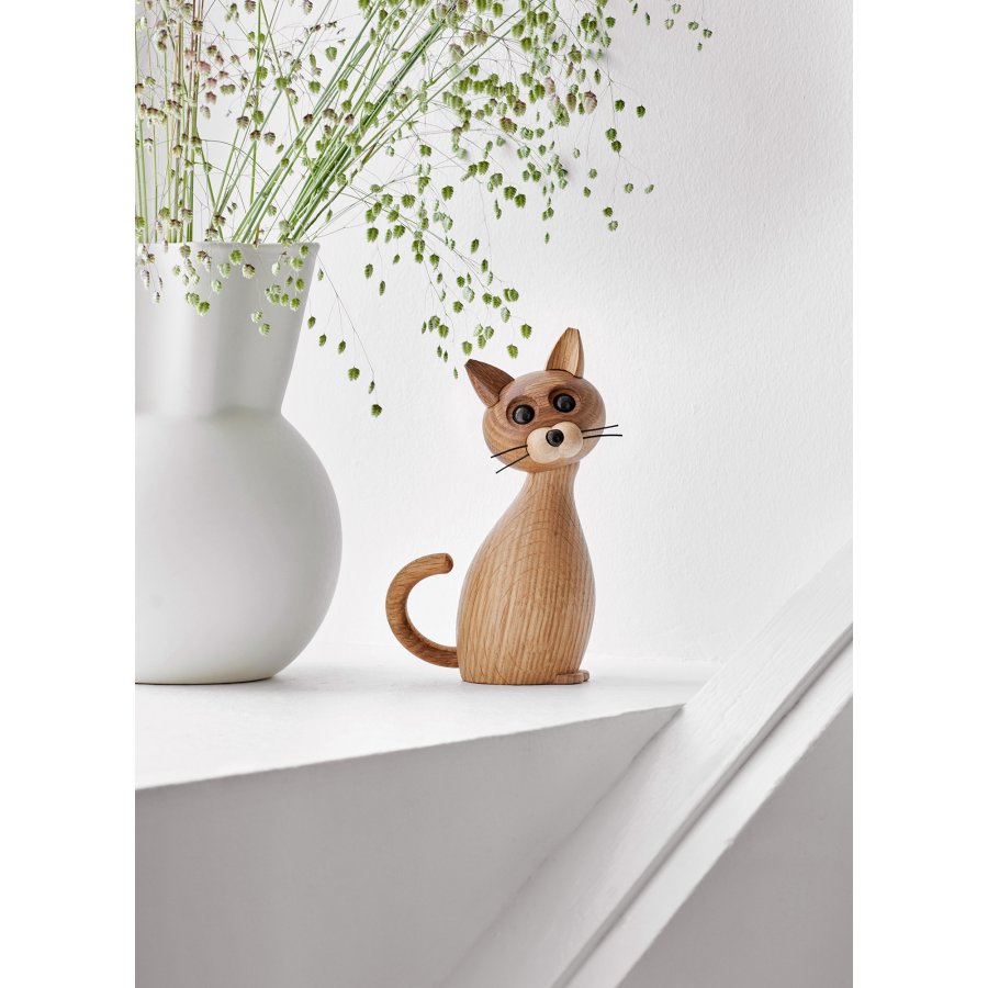 Spring Copenhagen Katze Lucky 15,9 cm, Eiche