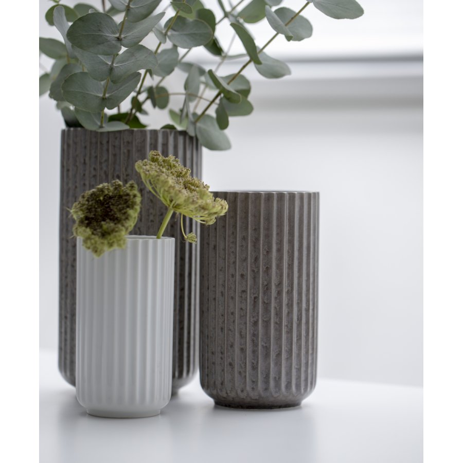 Lyngby Porceln Vase H12,5 cm, Hvid