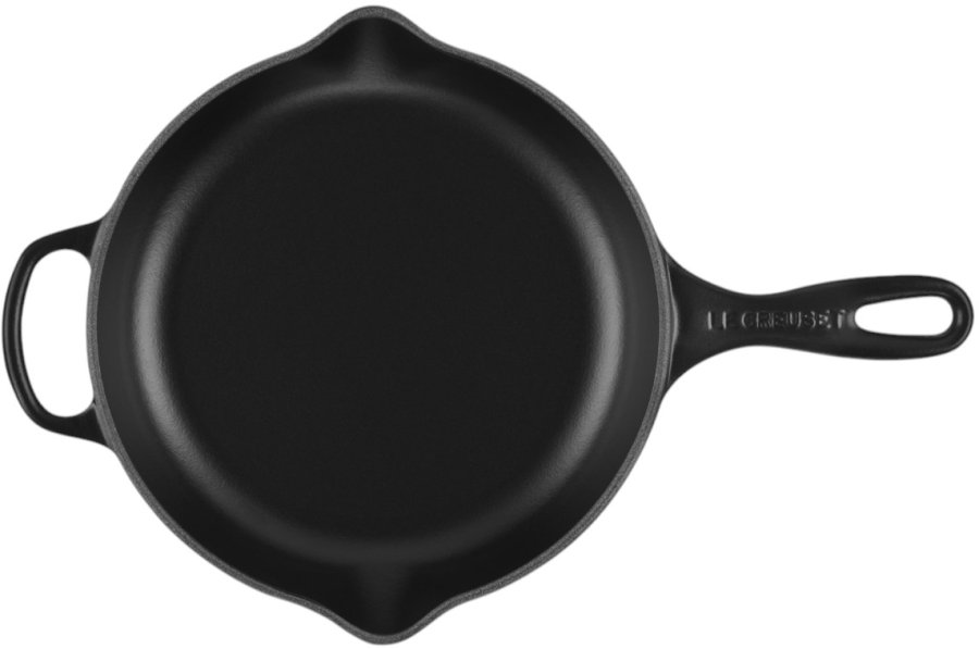 Le Creuset Signature Stbejernspande 23 cm, Mat Sort