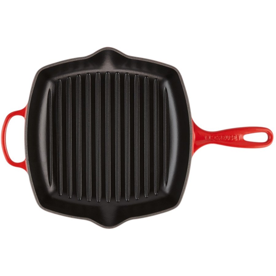 Le Creuset Signature Stbejernsgrillpande 26 cm, Cerise