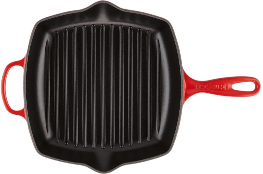 Le Creuset Signature Stbejernsgrillpande 26 cm, Cerise
