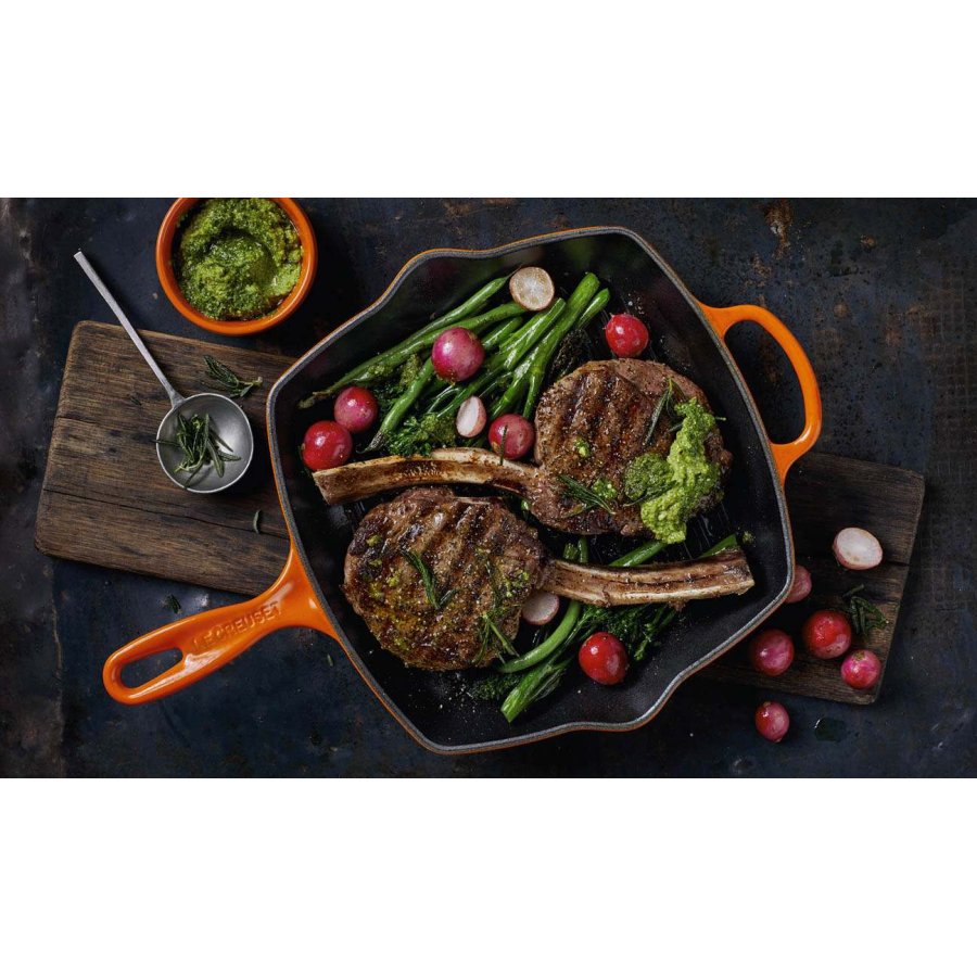 Le Creuset Signature Stbejernsgrillpande 26 cm, Volcanic