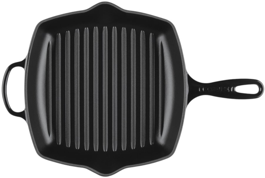 Le Creuset Signature Stbejernsgrillpande 26 cm, Sort