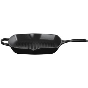Le Creuset Signature Stbejernsgrillpande 26 cm, Sort
