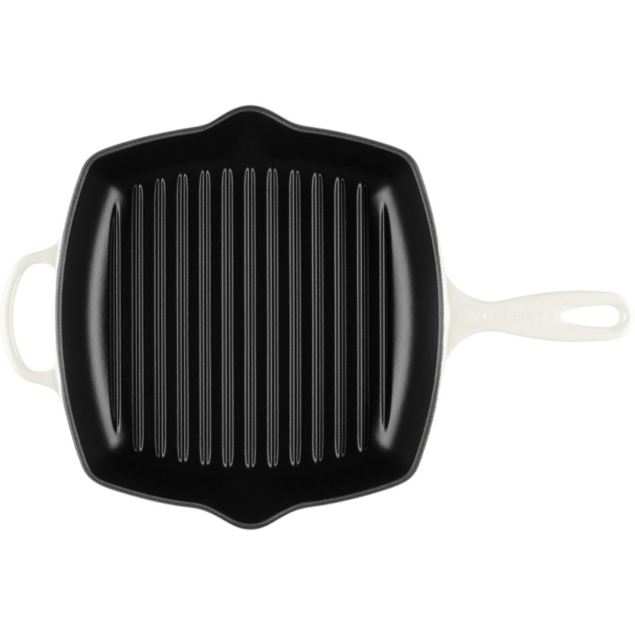 Le Creuset Signature Stbejernsgrillpande 26 cm, Meringue